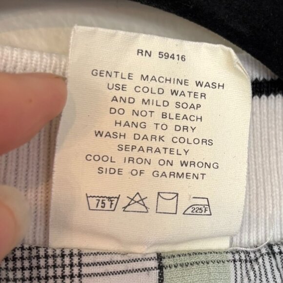 Vintage Generra White Cotton Cardigan Button Front Preppy Large - Picture 4 of 16